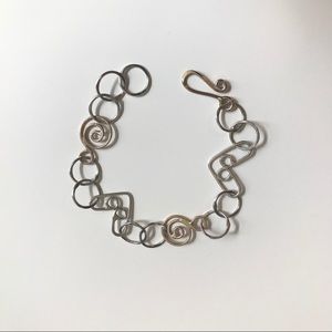 Jenni K. Abstract Heart Sterling Silver Bracelet